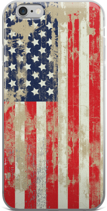 Distressed American Flag Apple Iphone 6/6s Case - Wrestling With Diversity (1000x1000), Png Download