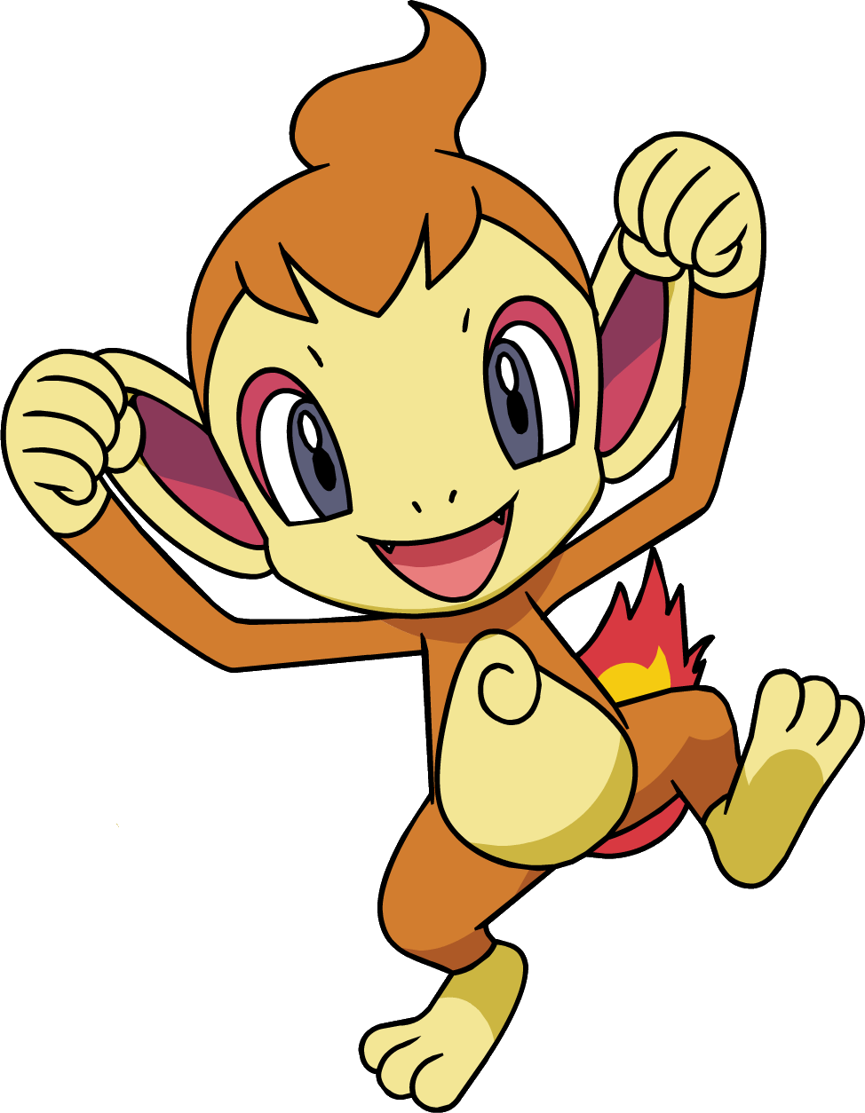 Image Result For Chimchar - Pokemon Diamond And Pearl (974x1254), Png Download