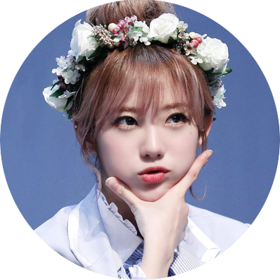 Wjsn Luda Icons Give A Like ❤ And Credit @reveluwjsn - Luda Lee Flower Crown (398x397), Png Download