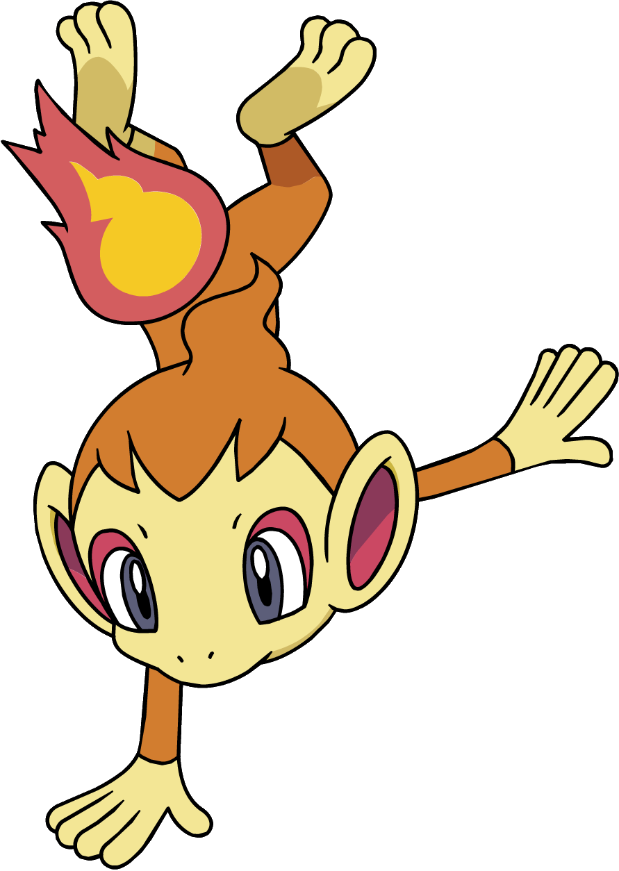 Download 390chimchar Dp Anime 3 Diamond And Pearl Sticker