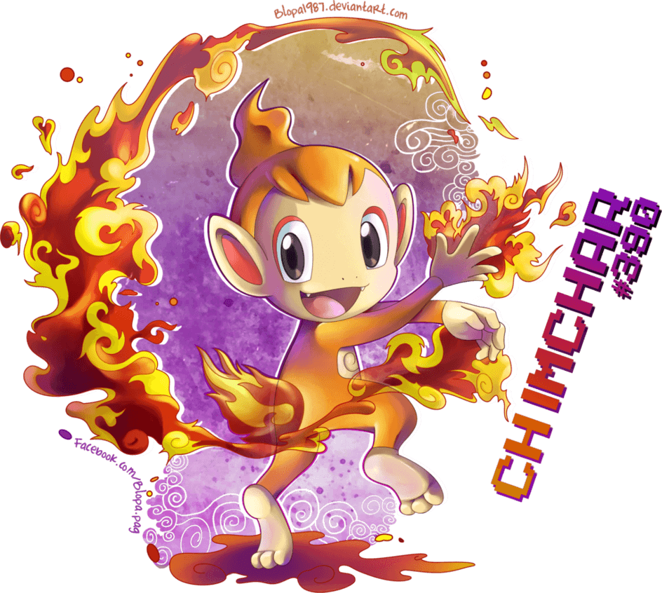 Download Wallpaper - Chimchar Deviantart PNG Image with No Background -  PNGkey.com