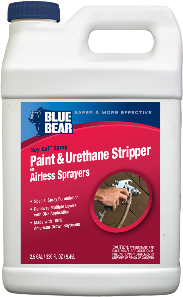 Paint & Urethane Stripper For Airless Sprayers Franmar - Blue Bear (666x1024), Png Download