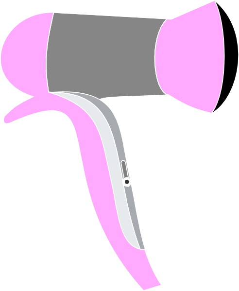 Small - Hair Dryer Vector Png (492x599), Png Download