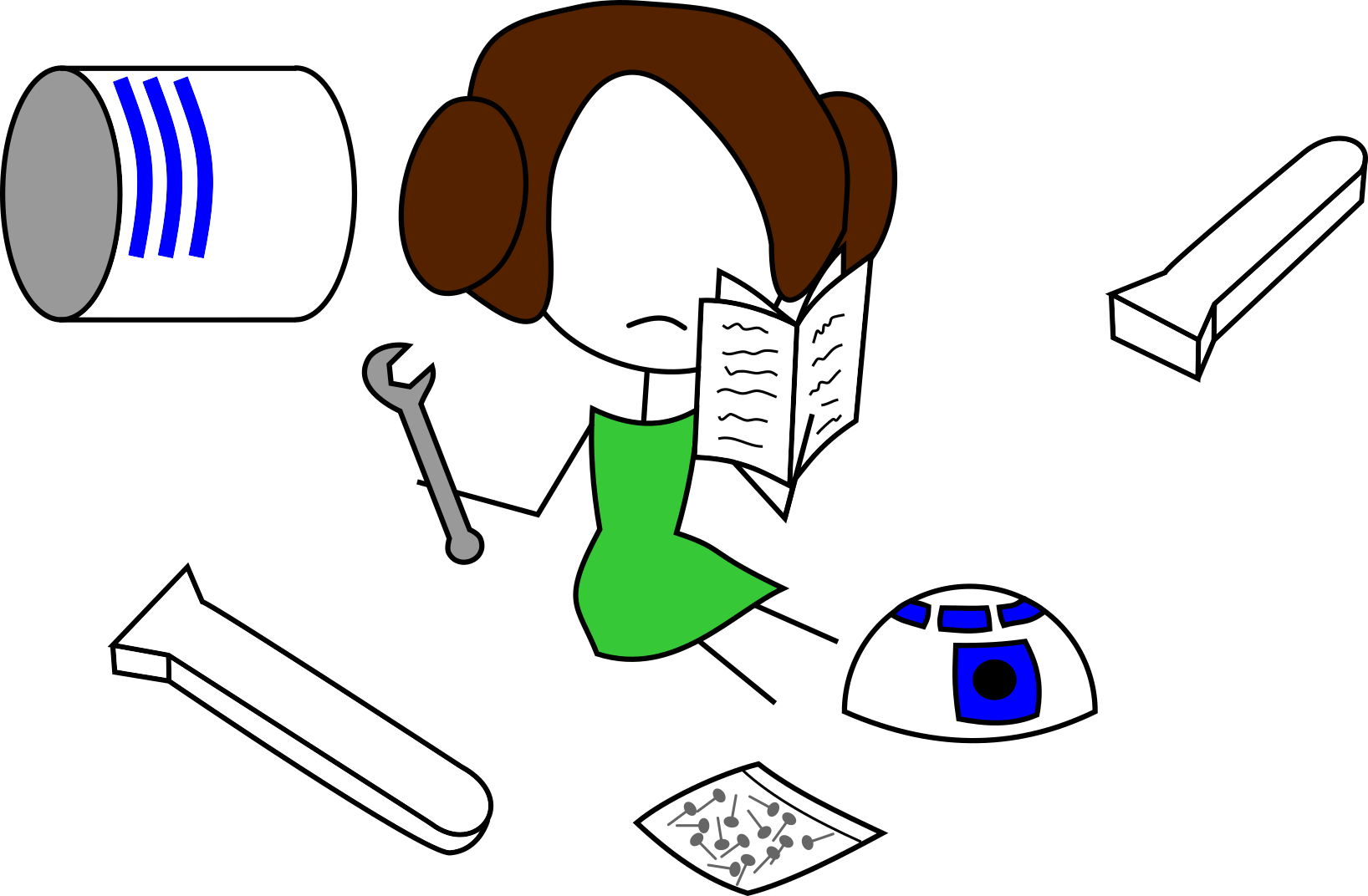 Monica Droid Assembly (1636x1072), Png Download