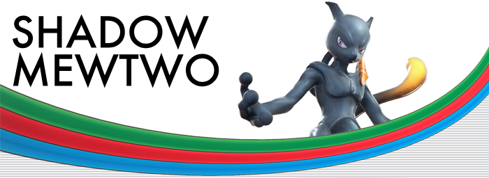 Pokken Tournament Shadow Mewtwo - Shadow Mewtwo Pokemon (700x256), Png Download