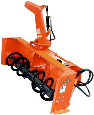 Hydraulic Snowblower Attachment (393x480), Png Download