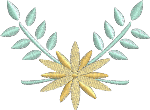 Flores - Embroidery (600x600), Png Download