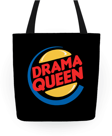 Drama Queen Burger Parody Tote - Pop Art Tote Bag (484x484), Png Download