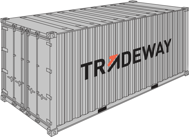 20 Ft Shipping Container - Container (930x592), Png Download