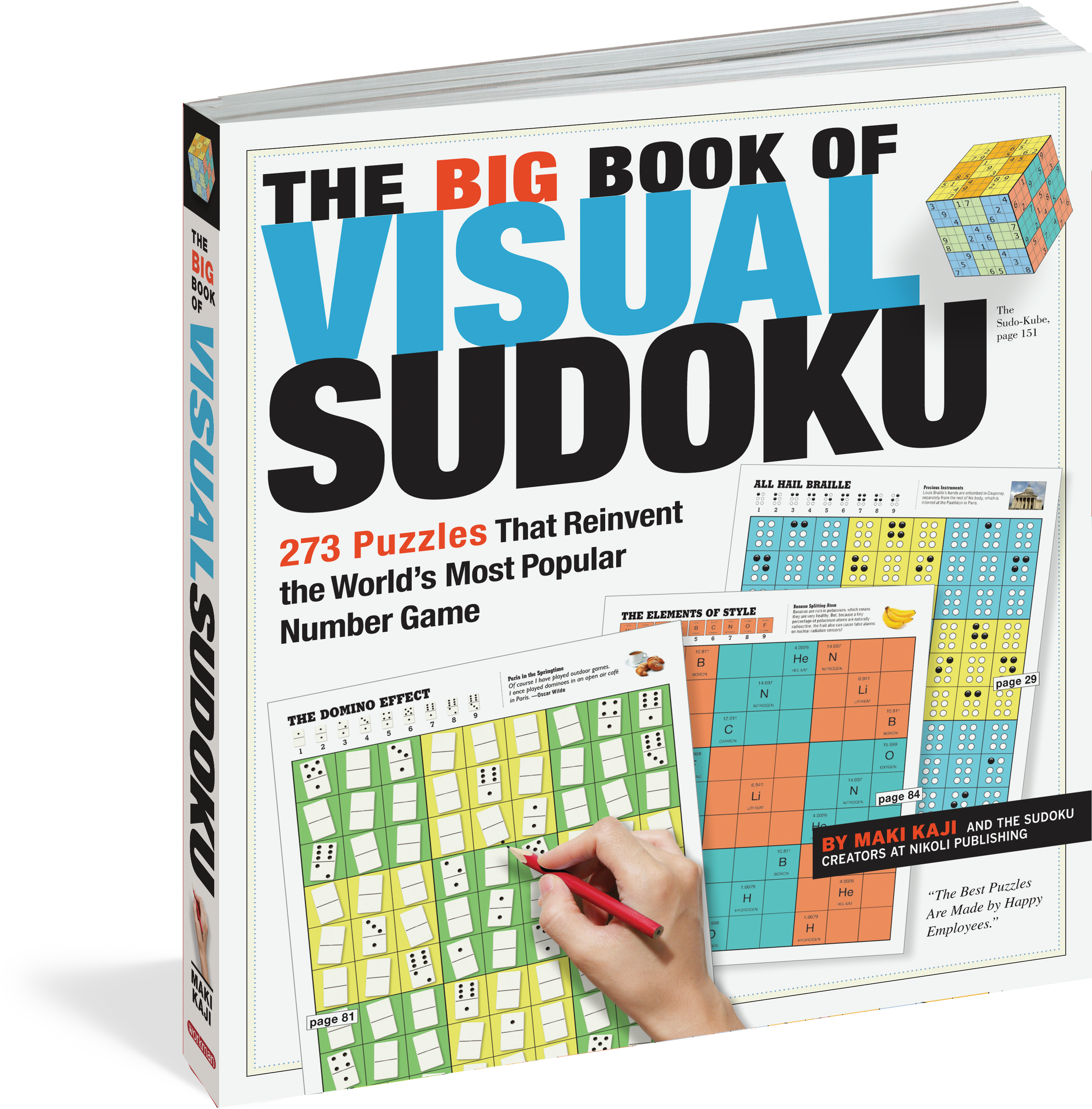 Look Inside - Big Book Of Visual Sudoku By Maki Kaji & Nikoli (3150x3000), Png Download