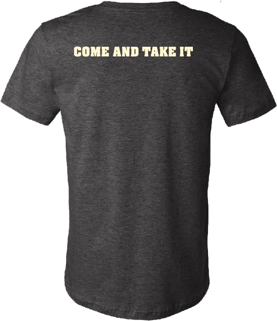 T-shirt Charcoal Back (586x686), Png Download