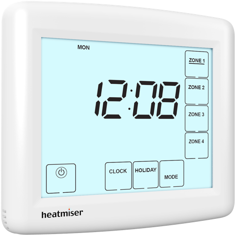4 Channel Timeclock - Heatmiser Tm4-ts - 230v 4 Channel Timeclock (700x593), Png Download