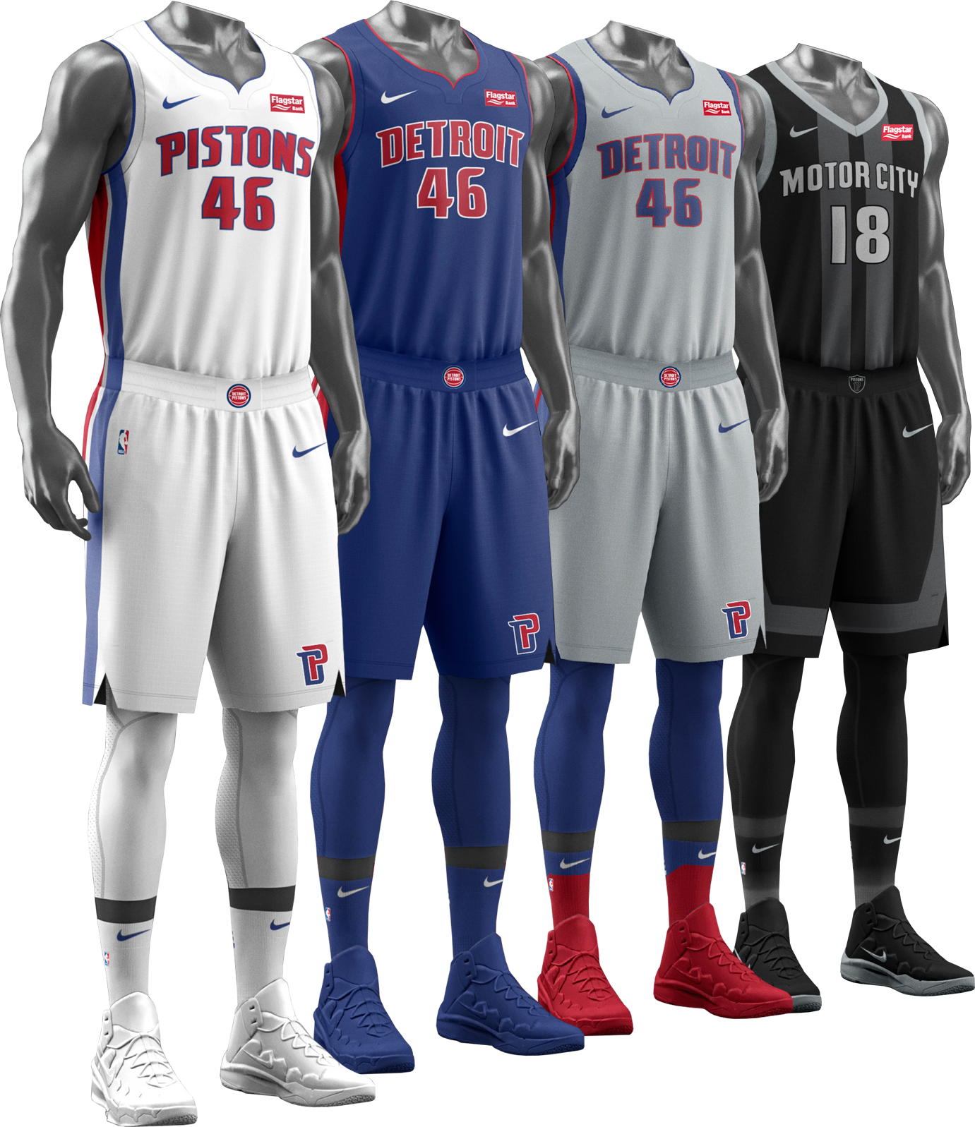 The Association Edition Uniform Pays Homage To One - Detroit Pistons (1381x1597), Png Download