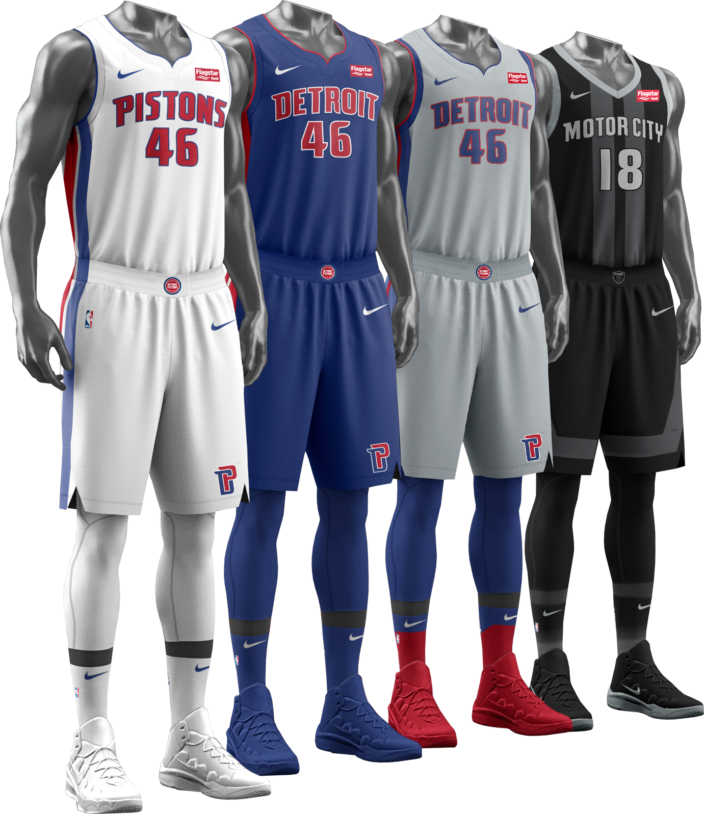 pistons uniform