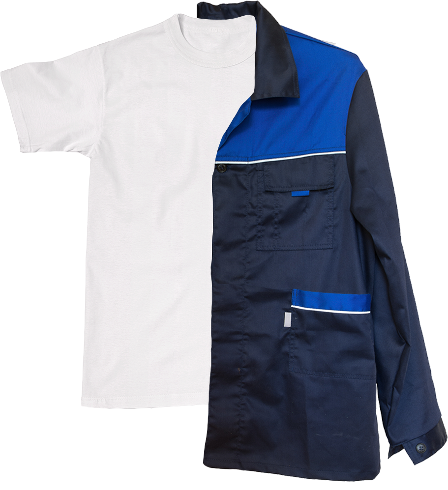 Exploded Uniform View - Uniform (963x1074), Png Download