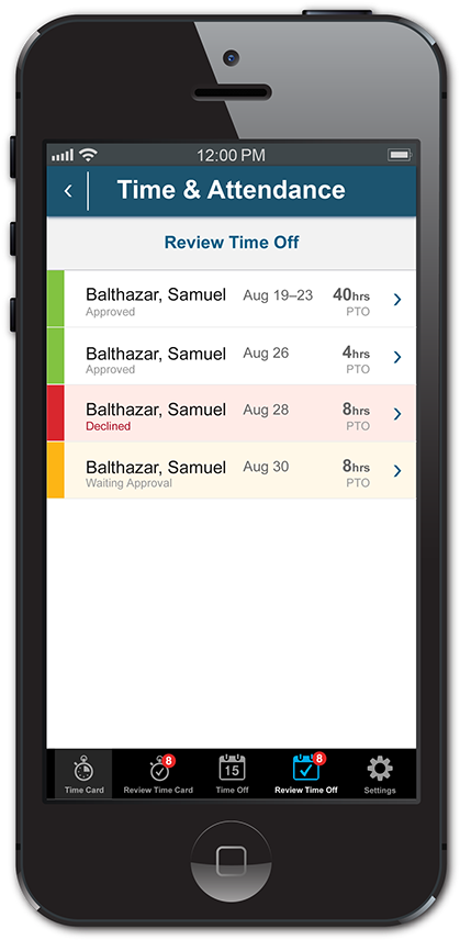 Again The Supervisor Is Provided With A Clean And Quick - Clock In Clock Out Ui (600x961), Png Download