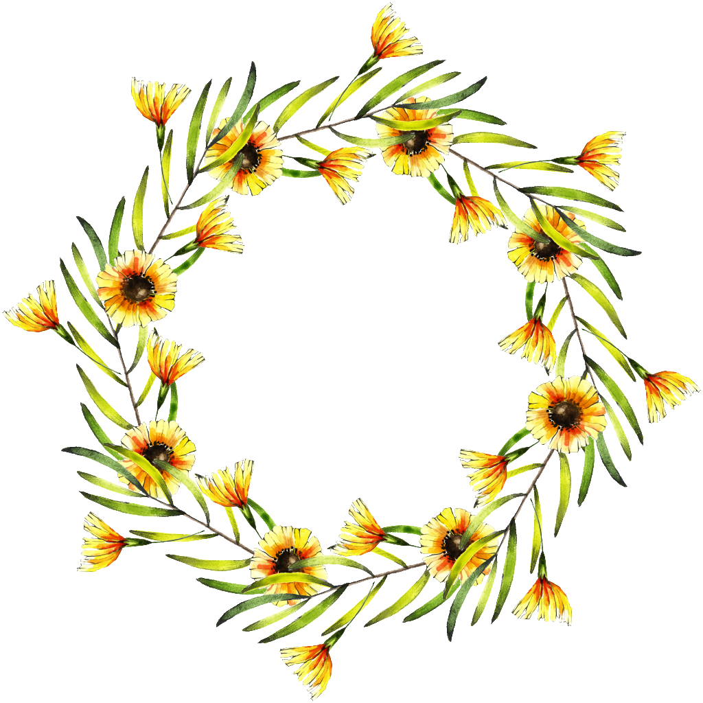 Knob Wreath Transparent Decorative (1024x1024), Png Download