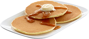 Full Menu Breakfast - Mcdonalds Hotcakes (380x380), Png Download