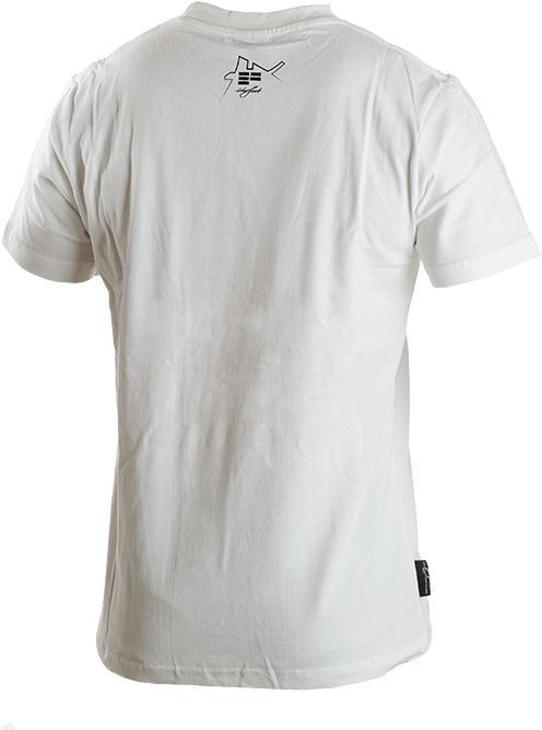 T Shirt Dame Du Lac White Back - T Shirt With Small Logo On Back (653x812), Png Download