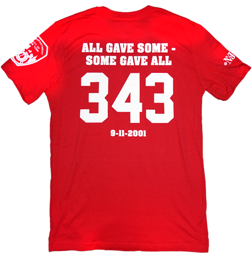 Fdny T-shirt Back (500x500), Png Download