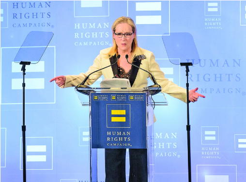 Meryl Streep - Donald Trump (667x375), Png Download