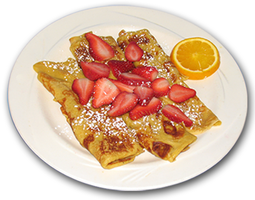 Lcafecrepeplate - The Pancake Club (509x399), Png Download