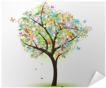 Colorful Tree Png (400x400), Png Download