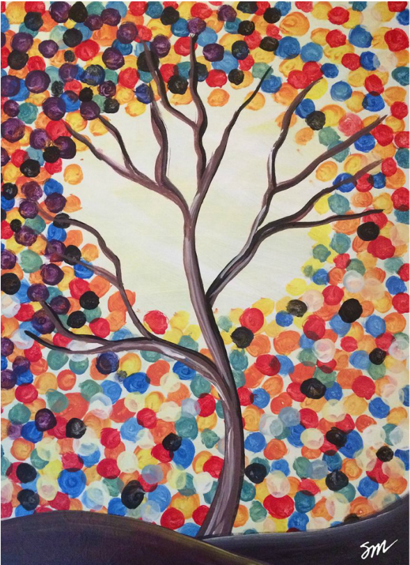 “colorful Tree” - Tree (1080x810), Png Download