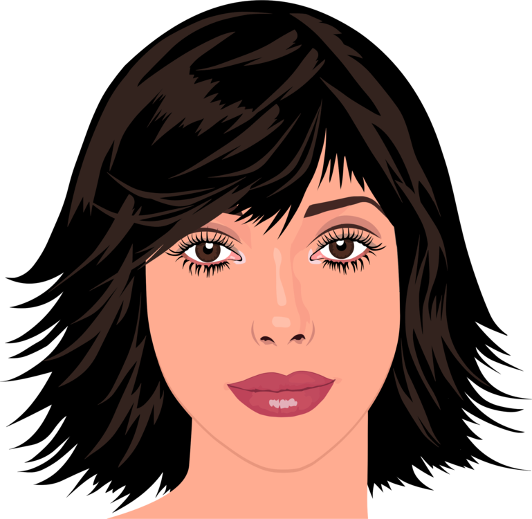 Woman's Portrait Painting Facebook Eye (769x750), Png Download