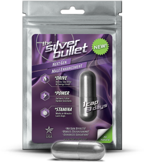Silver Bullet Next-gen Male Enhancement Sample Pack - Silver Bullet Tablets (560x560), Png Download
