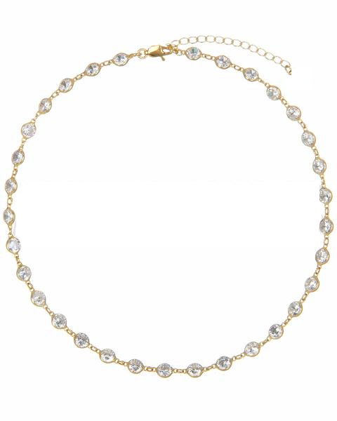 Diamond By The Yard Choker - Choker Diamond By The Yard Necklace (480x600), Png Download