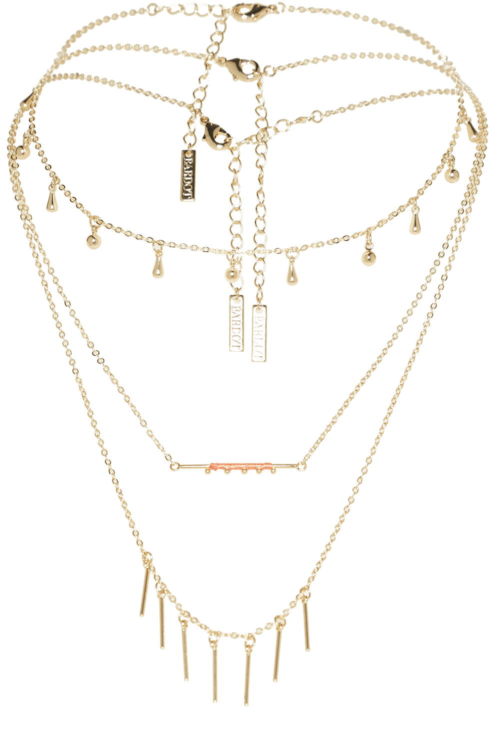 Supreme Choker Necklace In Colour Gold Earth - Necklace (1000x1500), Png Download