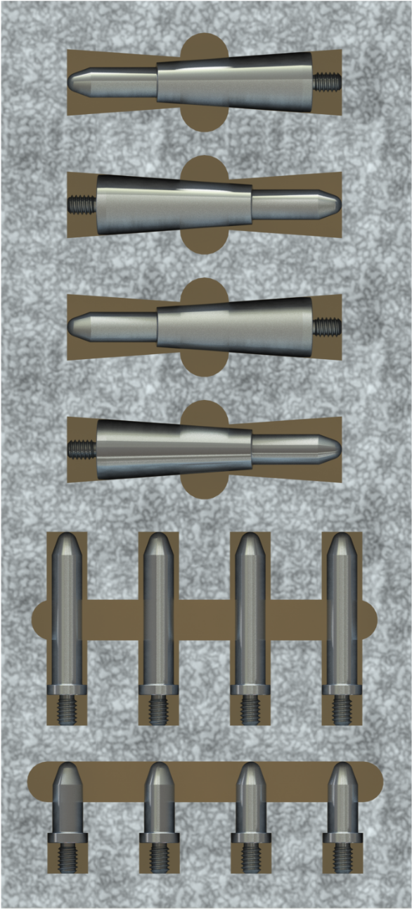 Stand Offs Aluminum (1300x1300), Png Download