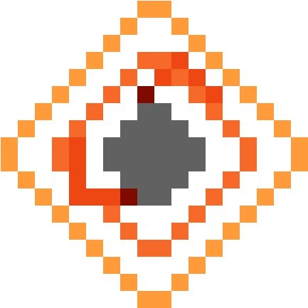 Pixel Art Animation Of An Explosion - Mini Pixel Art Winnie The Pooh (480x480), Png Download