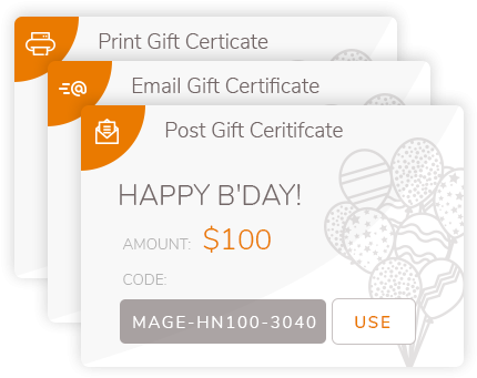 Magento 2 Gift Card Certificate Extension Mageworx - Gift Card (545x382), Png Download