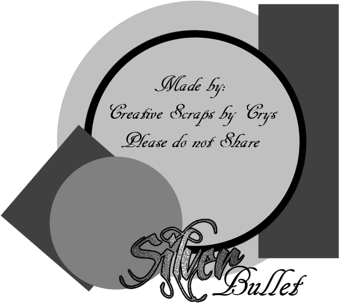 Scrapbook Freebie Layout "silver Bullet" By Sinfullycreativescraps (719x657), Png Download