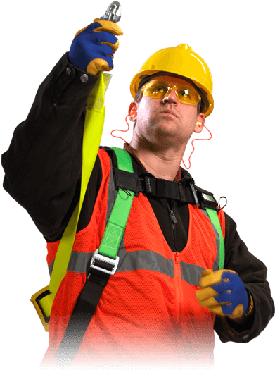 Worker Using Ppe Equipment - Personal Protective Equipment (395x532), Png Download