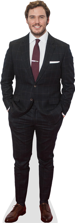 Sam Claflin Cardboard Cutout - College Social And Administrative Havirov O.p.s. (363x757), Png Download