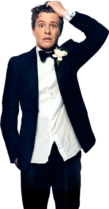 Xavier Samuel In 'a Few Best Men' - Few Best Men (comedy) (348x668), Png Download