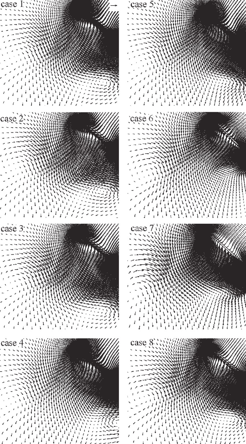 Plot Of Absolute Velocity Vector Projected In A Section - Monochrome (850x1532), Png Download