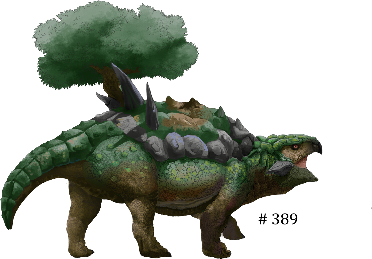 Torterra Par - Ankylosaurus (1500x930), Png Download