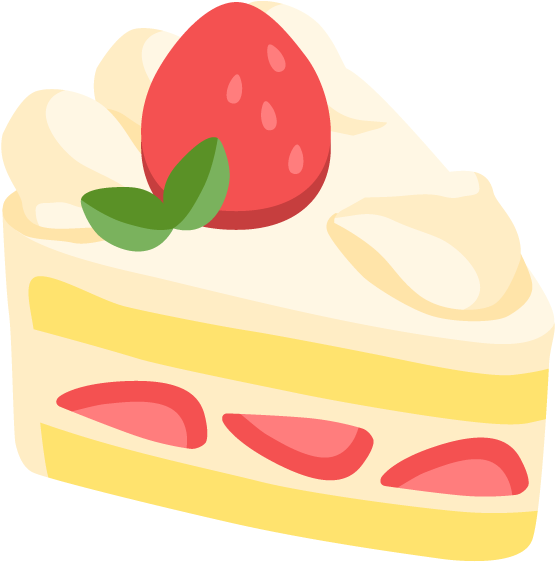 Strawberry Sponge Cake Free Png And Vector - Fruit Cake (640x640), Png Download