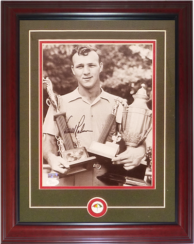 Arnold Palmer Autographed Golf Deluxe Framed Photo (500x500), Png Download