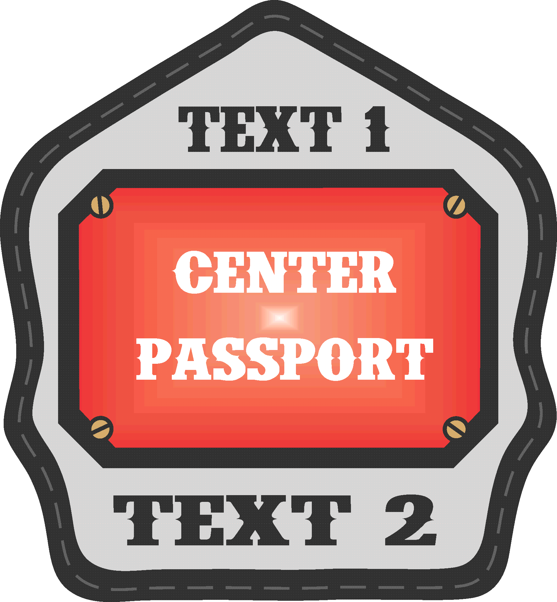 Classic Leather Helmet Shield With Two Rockers - Schienenplakat Britischer Inseln Canterburys Holzleinwand (1822x1966), Png Download