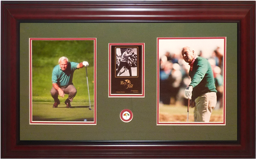 Arnold Palmer Autographed Golf Deluxe Framed Tribute - Picture Frame (500x500), Png Download