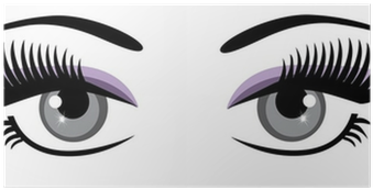 Lashes With Brown Eyes Png Clipart (400x400), Png Download