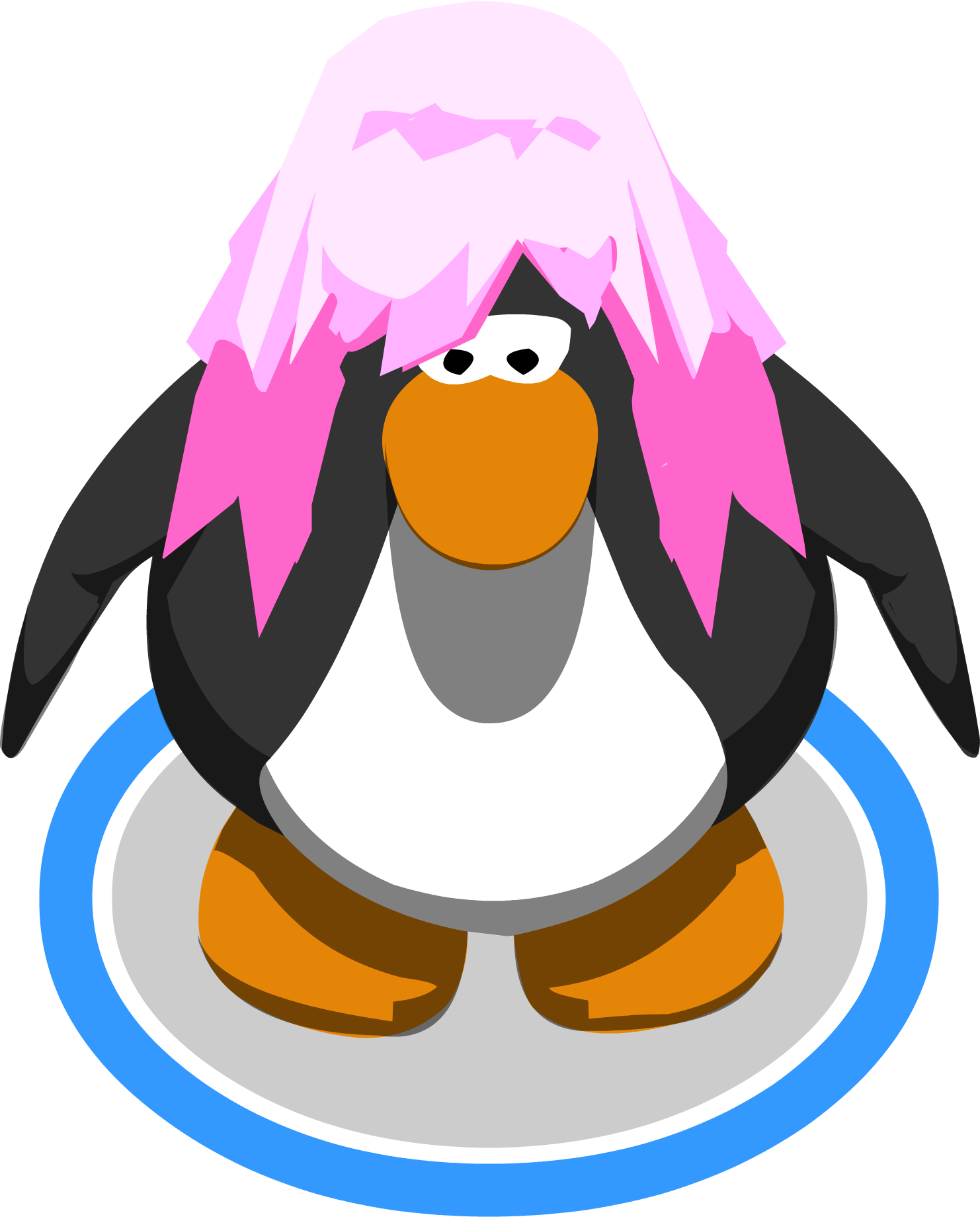 The Shock Wave In-game - Club Penguin Penguin Head (1482x1839), Png Download