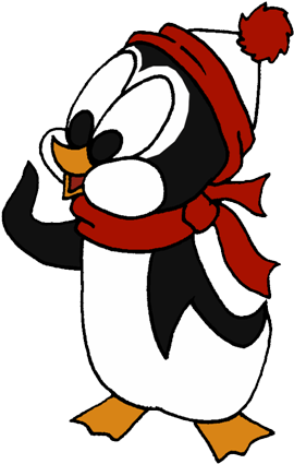 Chilly Willy The Penguin (351x480), Png Download