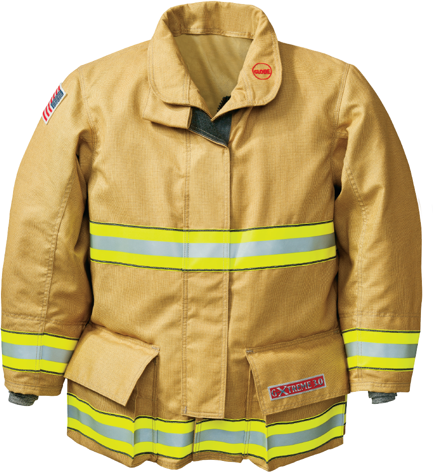 Completely Retailored From Collar To Cuff To Provide - Parts Of Firefighter Coat (1000x1000), Png Download