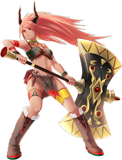 Shiria Transparent - Demon Girl Transparent (480x640), Png Download